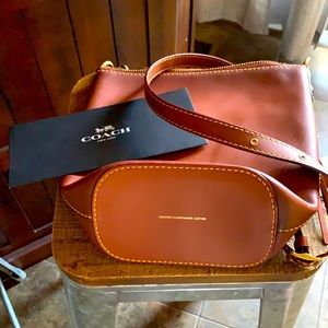Authentic Coach leather bucket purse